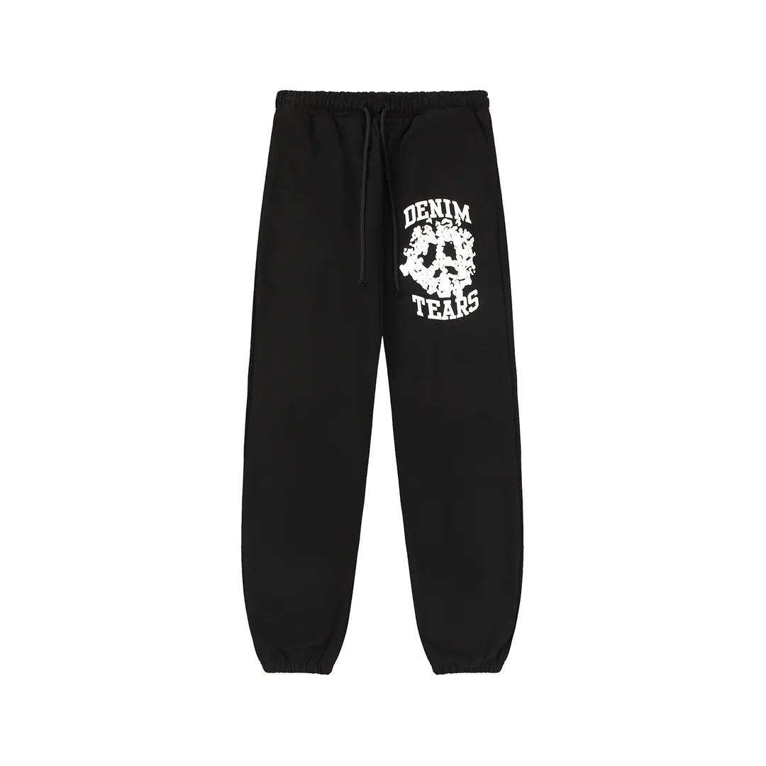 DENIM TEARS new kapok trousers model number: D240P170 color: black gray red dark gray green code number: S M L XL
